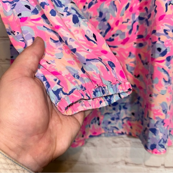 LILY PULLITZER Elsa Silk Top, Size Medium - Picture 8 of 11